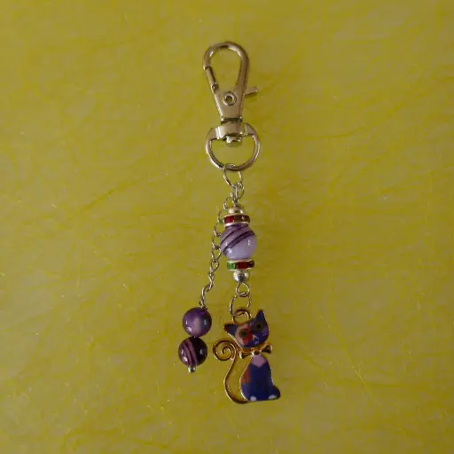Porte clés chat