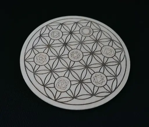 Fleur de vie 7 chakras 140 mm
